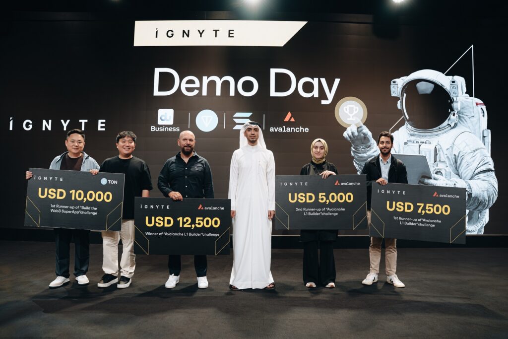 Ignyte التابعة لمركز دبي المالي العالمي تعزز مسار تحديات مُخصص للشركات الناشئة بقيمة 1.5 مليون درهم