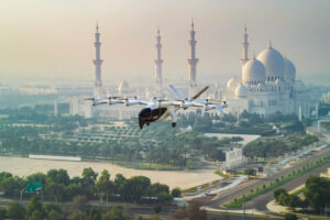  أبوظبي تبدأ تنفيذ الإطار الاستثماري لاختبار وتشغيل التاكسي الطائر في إمارة أبوظبي